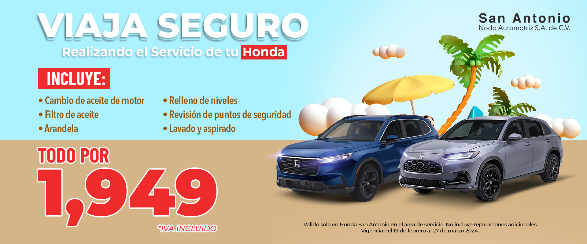 Servicio Honda San Antonio